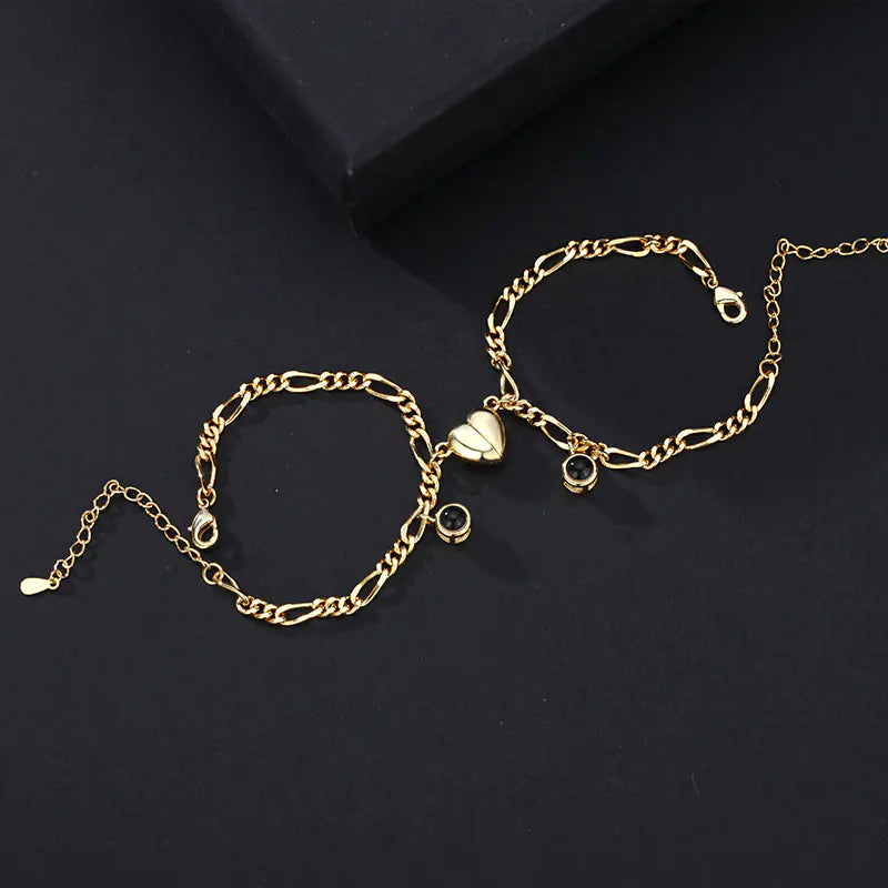 100 Love Languages Couple Bracelet