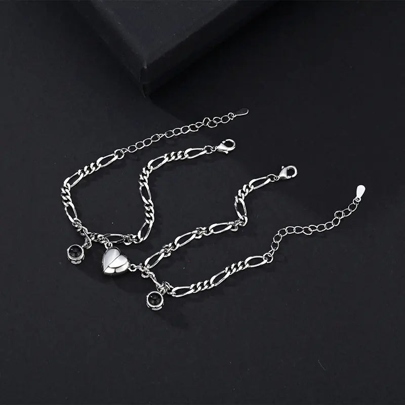 100 Love Languages Couple Bracelet